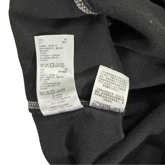 Tommy Bahama Jeans Men Black Inside Out 1/4 Zip Tech Jacket Sz M Jersey Knit - Picture 9 of 11